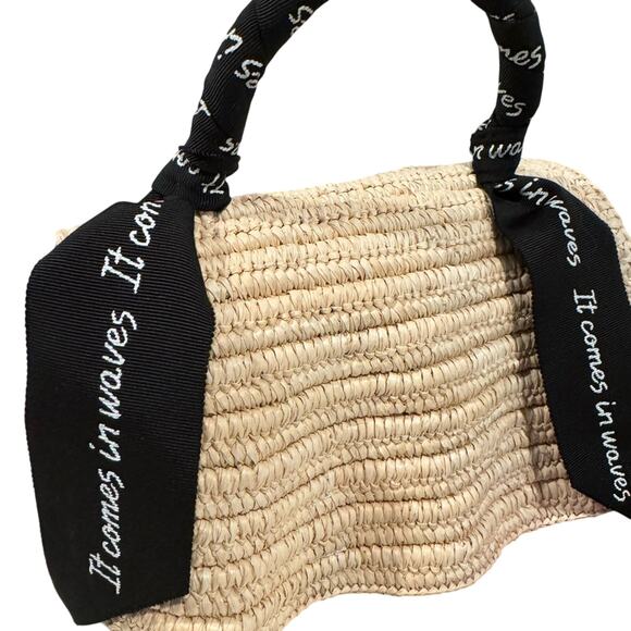 Sensi Studio | New | Raffia Handbag NWT - Picture 4 of 5